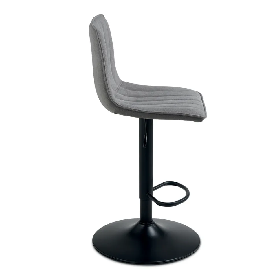 2 stoličky do obývacího pokoje s čalouněnými látkovými sedáky v různých barvách - Impeto Viadurini