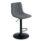 2 stoličky do obývacího pokoje s čalouněnými látkovými sedáky v různých barvách - Impeto Viadurini