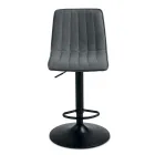 2 stoličky do obývacího pokoje s čalouněnými látkovými sedáky v různých barvách - Impeto Viadurini