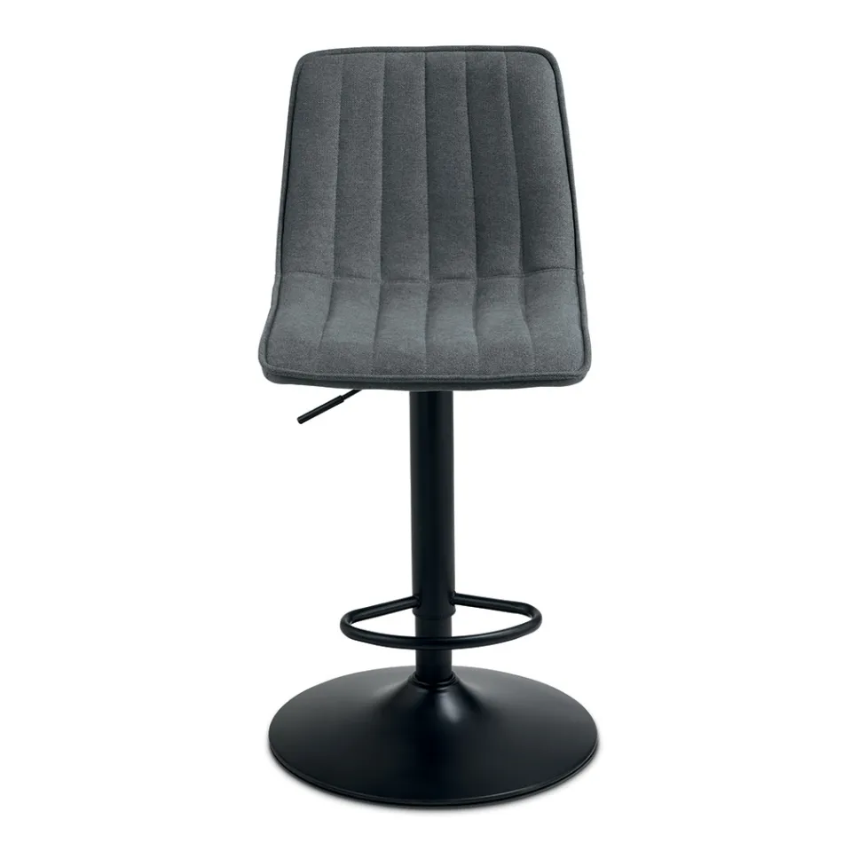 2 stoličky do obývacího pokoje s čalouněnými látkovými sedáky v různých barvách - Impeto Viadurini