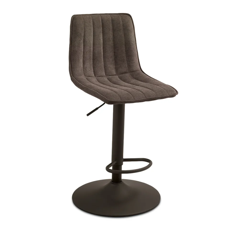 2 stoličky do obývacího pokoje s čalouněnými látkovými sedáky v různých barvách - Impeto Viadurini