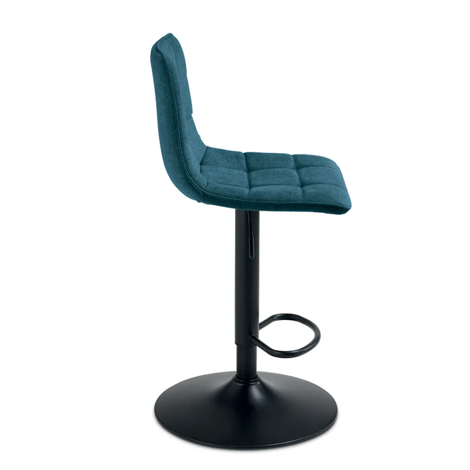 2 stoličky do obývacího pokoje s látkovým sedákem v různých barvách - Corrente Viadurini