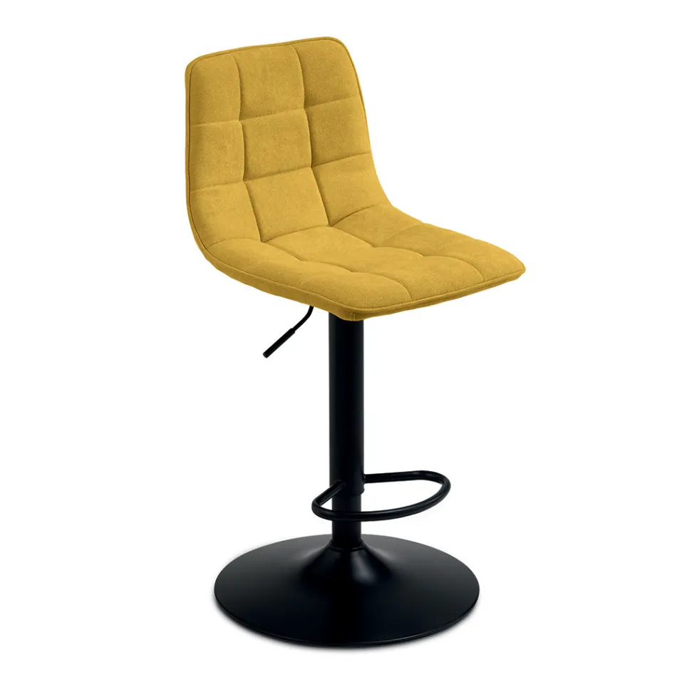 2 stoličky do obývacího pokoje s látkovým sedákem v různých barvách - Corrente Viadurini