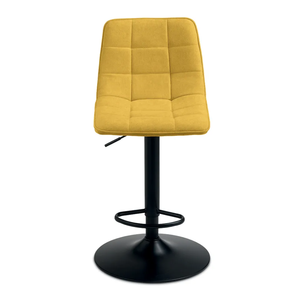 2 stoličky do obývacího pokoje s látkovým sedákem v různých barvách - Corrente Viadurini