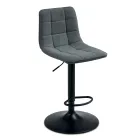 2 stoličky do obývacího pokoje s látkovým sedákem v různých barvách - Corrente Viadurini