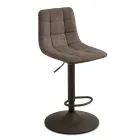 2 stoličky do obývacího pokoje s látkovým sedákem v různých barvách - Corrente Viadurini