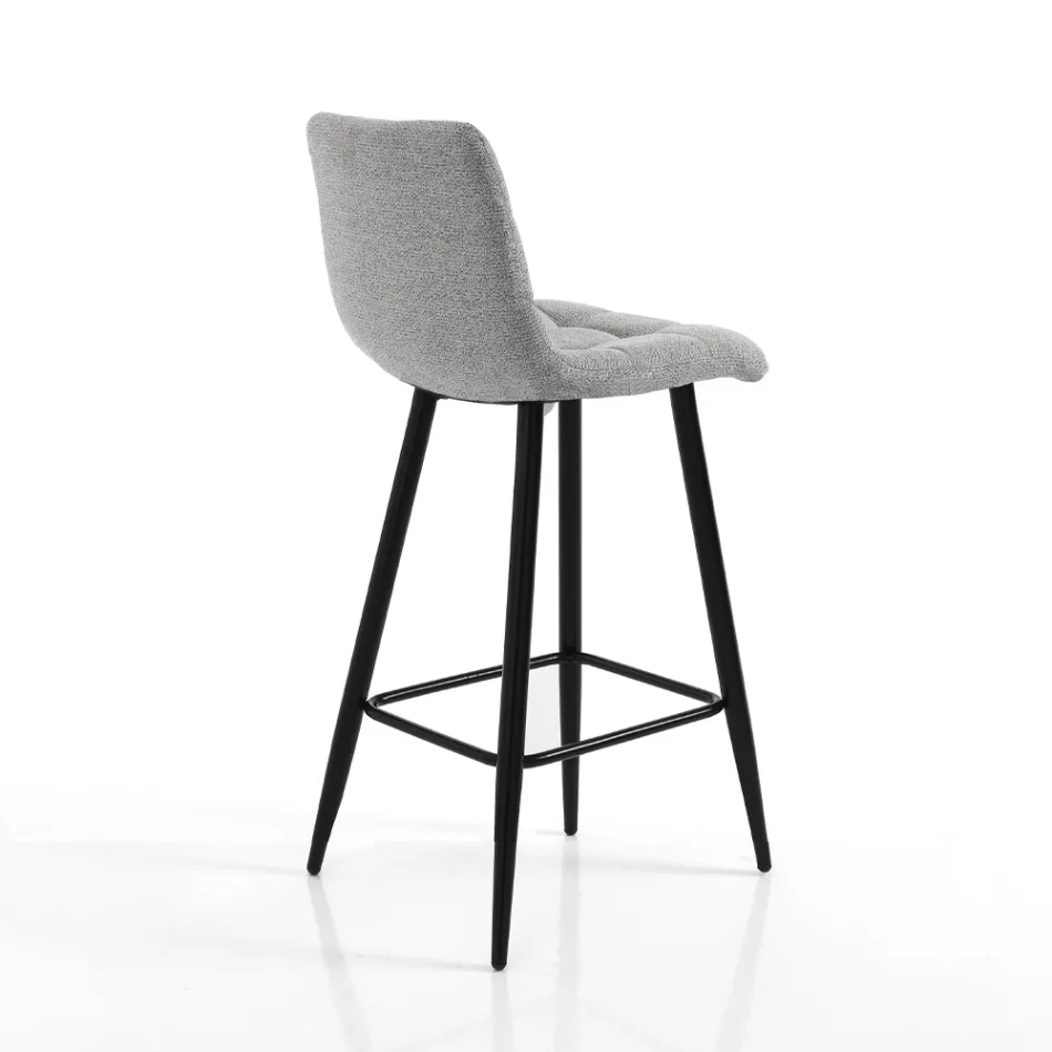 2 stoličky do obývacího pokoje z látky a kovu - měď Viadurini