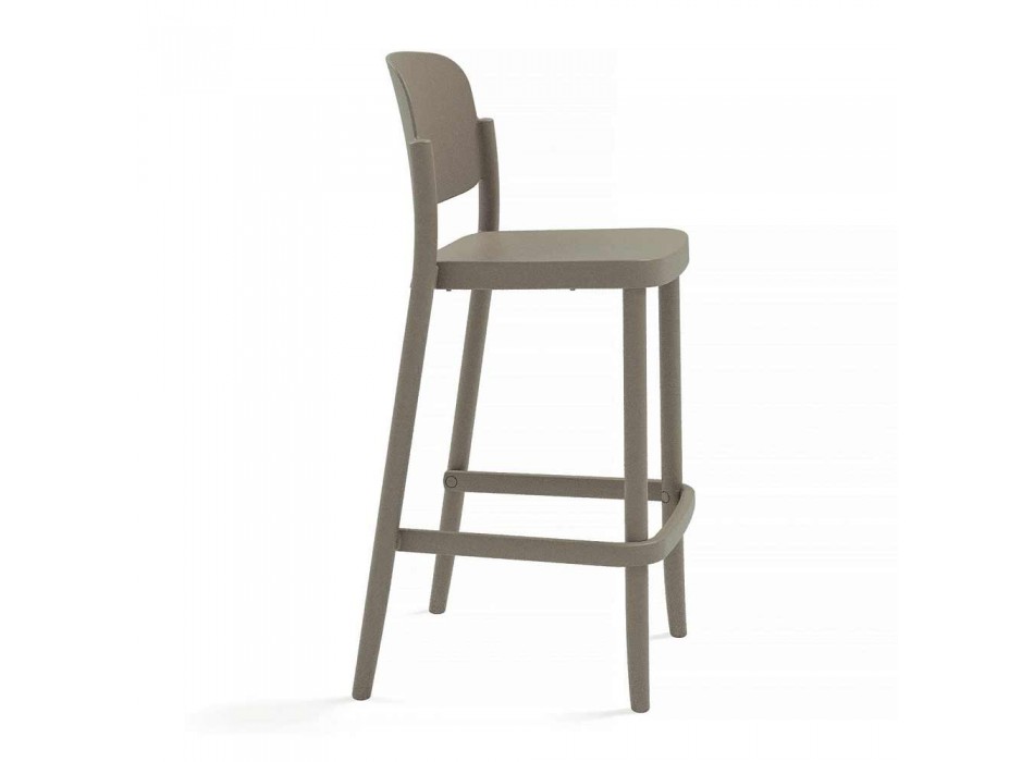 2 venkovní stohovatelné stoličky z polypropylenu Vyrobeno v Itálii - Calista