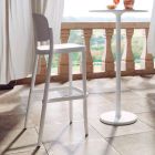 2 venkovní stohovatelné stoličky z polypropylenu Vyrobeno v Itálii - Calista Viadurini