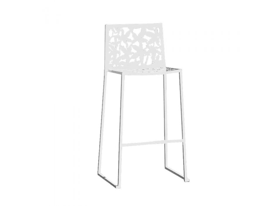2 stoličky v provedení White Metal Laser Cut Low nebo High Design - Patatix Viadurini