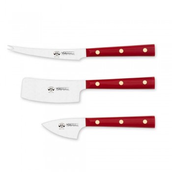 3 nerezové nože na sýr Berti exkluzivně pro Viadurini - Asiago