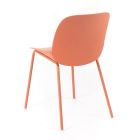 4 Venkovní a vnitřní židle vyrobené z polypropylenu a kovu - Bloody Viadurini