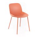 4 Venkovní a vnitřní židle vyrobené z polypropylenu a kovu - Bloody