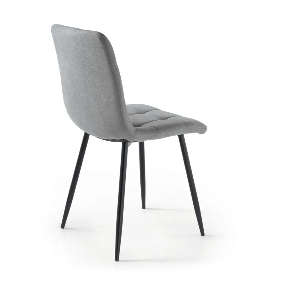 4 křesla do obývacího pokoje s látkovými sedáky v různých barvách - Aktuální Viadurini