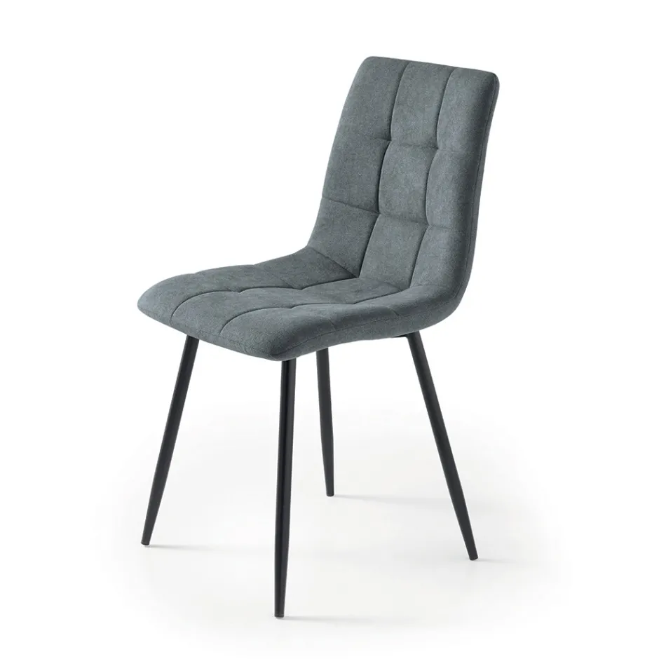 4 křesla do obývacího pokoje s látkovými sedáky v různých barvách - Aktuální Viadurini