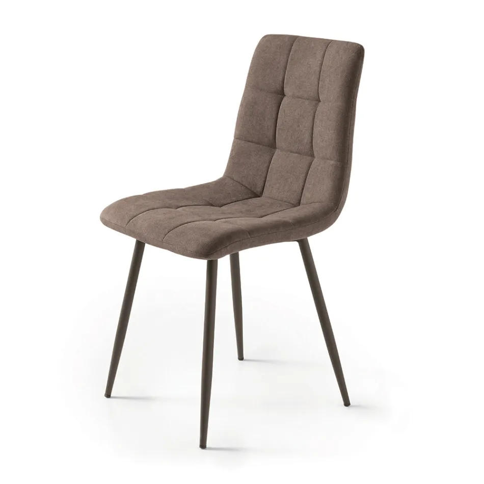 4 křesla do obývacího pokoje s látkovými sedáky v různých barvách - Aktuální Viadurini