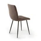 4 křesla do obývacího pokoje s látkovými sedáky v různých barvách - Aktuální Viadurini