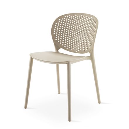 4 stohovatelné židle v moderním barevném designu z polypropylenu - Pocahontas Viadurini