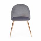 4 designová židle čalouněná sametem s ocelovou konstrukcí Homemotion - Dania Viadurini