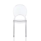 4 stohovatelné venkovní a vnitřní židle z polykarbonátu – koně Viadurini