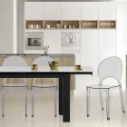 4 stohovatelné venkovní a vnitřní židle z polykarbonátu – koně Viadurini