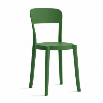 4 venkovní stohovatelné polypropylenové židle vyrobené v Itálii Design - Alexus