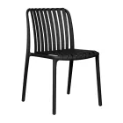 4 stohovatelné zahradní židle z polypropylenu a sklolaminátu - Orelia Viadurini