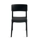 4 stohovatelné polypropylenové obývací židle v různých barvách - Slancio Viadurini