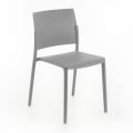 4 stohovatelné židle vyrobené výhradně z polypropylenu v různých barvách - Mojito
