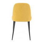 4 židle do obývacího pokoje vyrobené z látky různých barev a kovu - tuberóza Viadurini