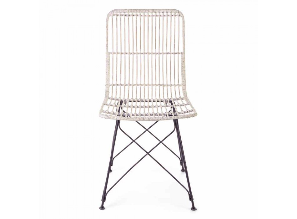 4 jídelní židle z oceli a vazby od Kubu Homemotion - Kendall