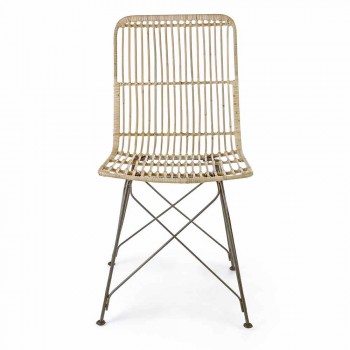4 jídelní židle z oceli a vazby od Kubu Homemotion - Kendall