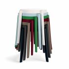 4 venkovní stohovatelné stoličky design z polypropylenu Vyrobeno v Itálii - Anona Viadurini