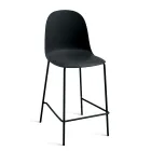 4 obývací stoličky z polypropylenu s kovovým rámem - Dinamo Viadurini