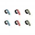 6 designových prstenů na ubrousky v nejrůznějších barvách vyrobené v Itálii - nočník