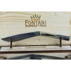 6 ergonomických steakových nožů s ocelovou čepelí vyrobených v Itálii - žralok Viadurini
