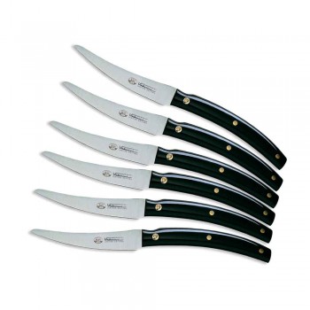 6 stolních nožů Convivio Nuovo Berti exkluzivně pro Viadurini - Alifano