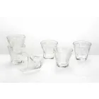 6 šálků kávy zmačkané sklenice v barevném designovém skle - Sarabi Viadurini