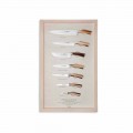 7 nerezových nástěnných nožů, Berti exkluzivně pro Viadurini - Modigliani