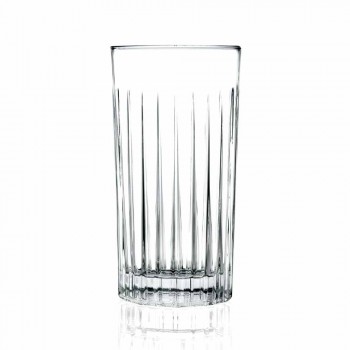 8 Highball Tumbler vysokých sklenic na koktejl v Eco Crystal - Malgioglio