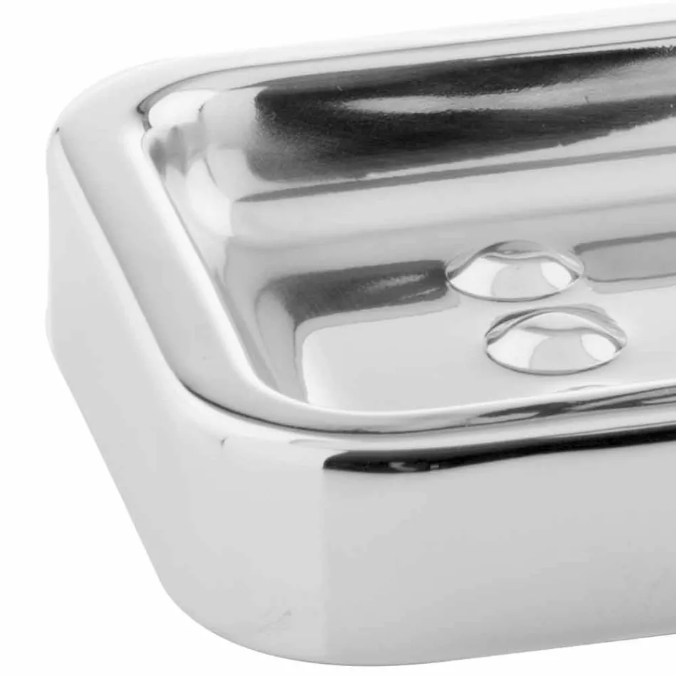 Samostatně stojící koupelnové doplňky z chromované nerezové oceli - lesklé Viadurini