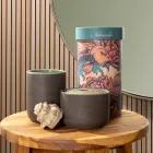 Zelené koupelnové doplňky ze žáruvzdorné hlíny Made in Italy - Antonella Viadurini