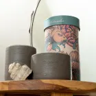 Zelené koupelnové doplňky ze žáruvzdorné hlíny Made in Italy - Antonella Viadurini