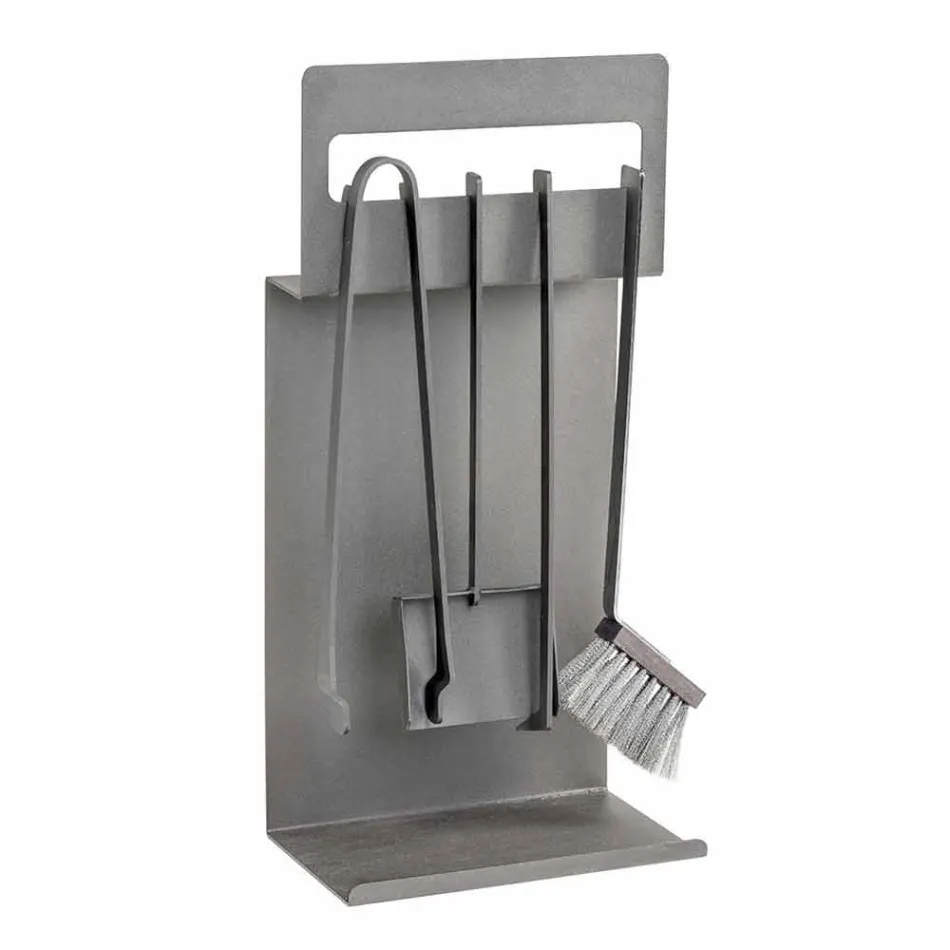 Krbové doplňky z barevné oceli vyrobené v Itálii 4 kusy - Rachel Viadurini