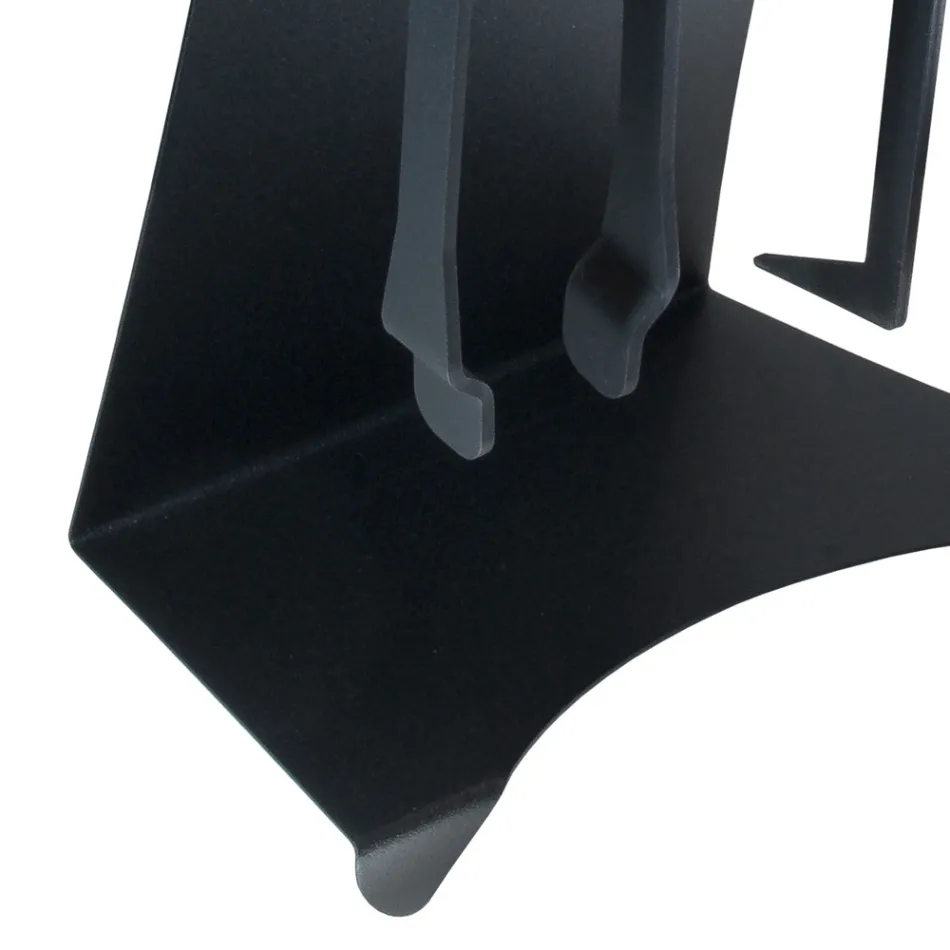 Krbové doplňky z lakované oceli Made in Italy 3 kusy - Virgil Viadurini