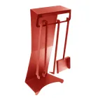 Krbové doplňky z lakované oceli Made in Italy 3 kusy - Virgil Viadurini