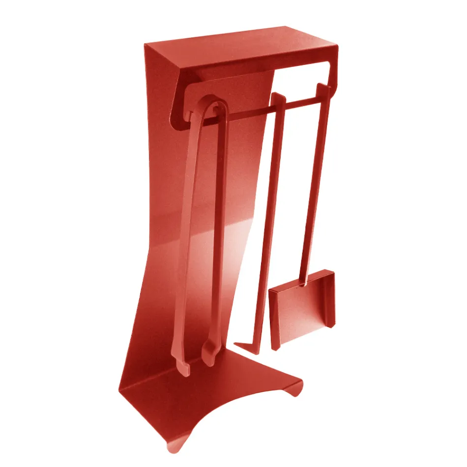 Krbové doplňky z lakované oceli Made in Italy 3 kusy - Virgil Viadurini