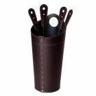 Krbové doplňky s koženými držáky Nilar, moderní design Viadurini