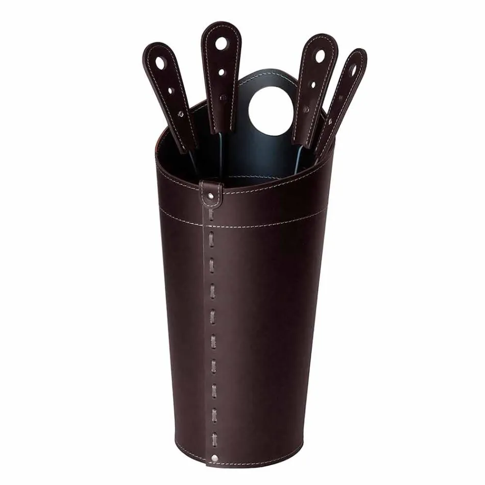 Krbové doplňky s koženými držáky Nilar, moderní design Viadurini