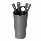 Krbové doplňky s koženými držáky Nilar, moderní design Viadurini